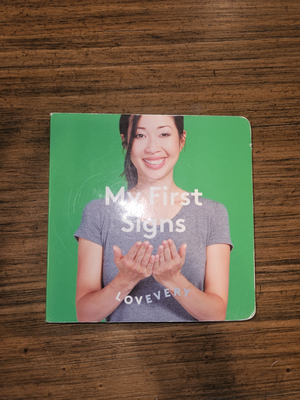 Lovevery My First Signs Board Book - Bright Green